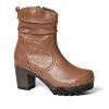 Hot SOFTCLIX O-Bootie Washed Nappa Camel