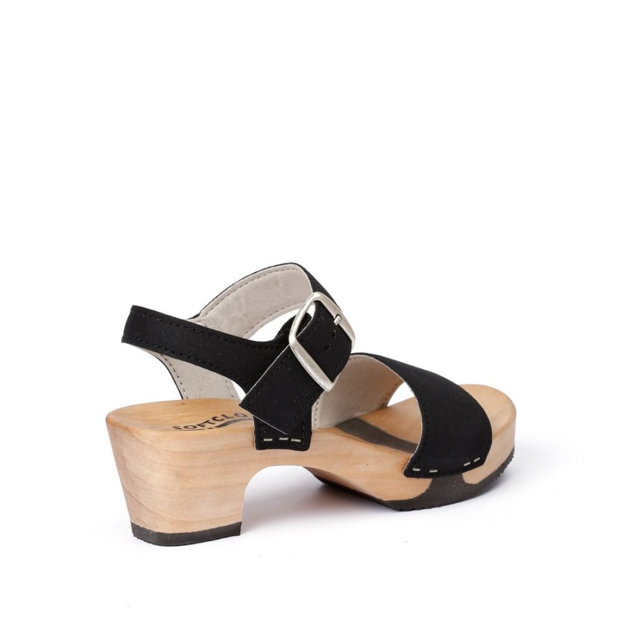 New SOFTCLIX Kea Vegan-Suedes Black (Hazelnut)