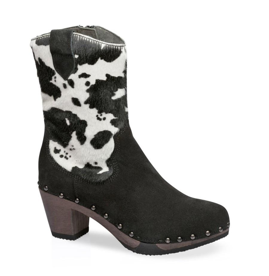 Best SOFTCLIX Gladys Cashmere/Animalprint Black/Cow